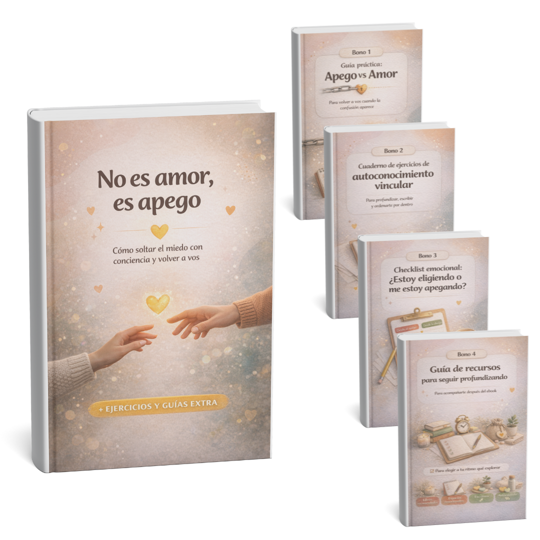No es amor, es apego | Libro digital + Bonos